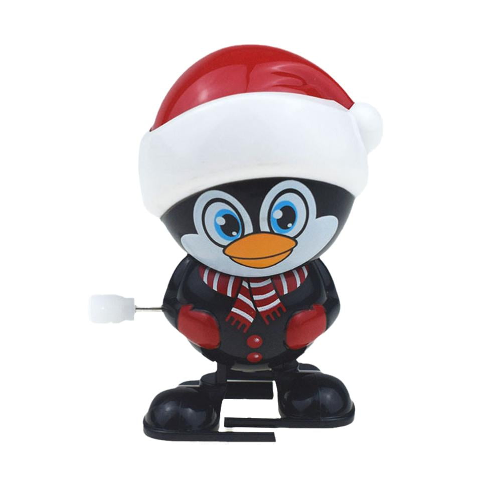 KOMEITO – Set De 6 Juguetes Navideños De Cuerda: Papá Noel, Reno, Pingüino, Muñeco De Nieve, Árbol Y Bolsa De Regalo – Decoración Y Regalo Festivo