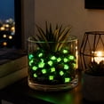 thumbnail image 6 of Fish Tank Decorations Fake Rocks Block Little Glow in The Dark Aquarium Stones Fish Turtle Tank Pebbles Gravel Garden Rocks 40Pc 1.4cm, 6 of 6