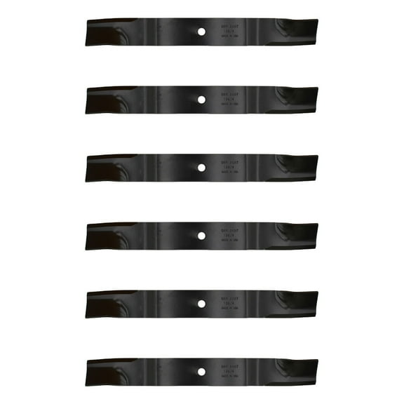 RAParts Set of (6) Mower Blades Fits Gravely Fits Exmark Fits Toro Fits Ariens 60" Cut