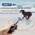 thumbnail image 4 of Dog Training Collar with Remote Shock Collar for Medium to Large Dogs with 1 Collar Straps, Long Range, Long Battery Life, Strong Vibration and Beep (Black), 4 of 5