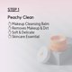 thumbnail image 4 of Set desmaquillante, cuidado posterior y limpieza W7 Peachy Clean, 4 of 6