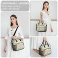 thumbnail image 6 of OBREWU Pioneer Flower Womens Lunch Box for Work,Insulated Large Pioneer Flower Lunch Bag for Women,Loncheras Para Mujer,Leakproof Adult Lunch Bag for Work,Beach,Travel,Picnic,Camping, 6 of 7