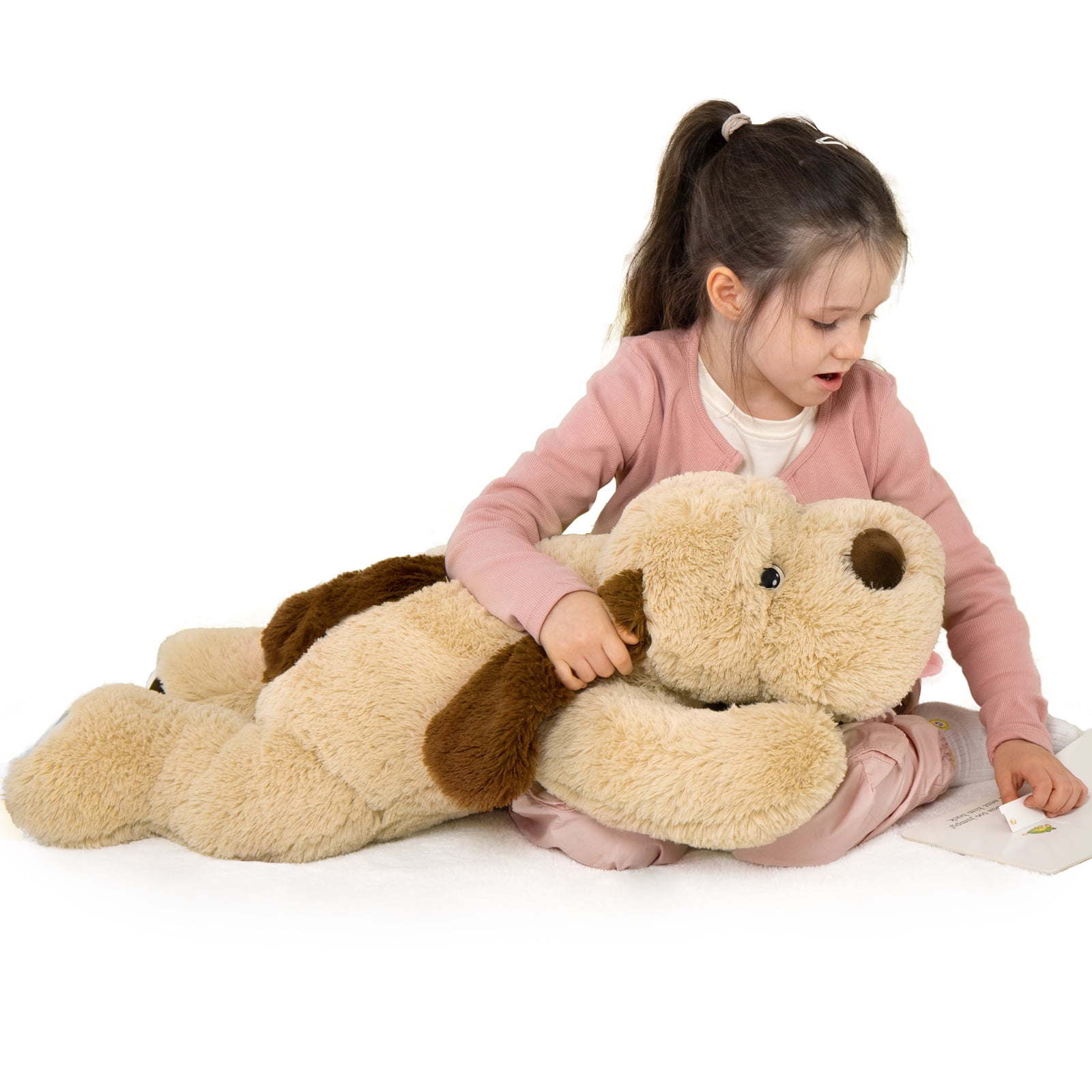 MaoGoLan Giant Dog Stuffed Animal 31" Soft Puppy Pillow Plush Toy Stuffed Dog Toy