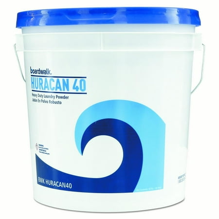 Low Foam Detergent - Boardwalk Low Suds Laundry Detergent, Economical, Powder, Fresh Lemon Scent, 40lb Pail