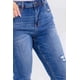 thumbnail image 4 of Jeans skinny con destrucciones /Tallas Extras, 27868 (Azul medio) azul 38, 4 of 5