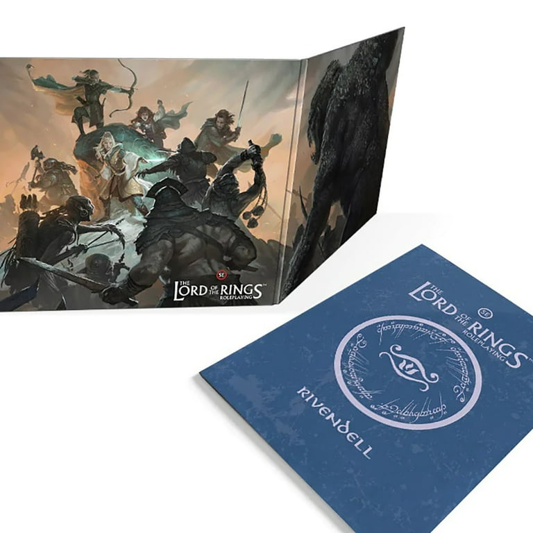 The Lord Of The Rings: RPG 5E - Loremaster's Screen & Rivendell Compendium - RPG Accessory, LOTR Roleplaying Game, Gamemaster Tool, New Information & Map, Adventure Through Middle Earth The Lord Of The Rings: RPG 5E - Loremaster's Screen & Rivendell Compendium - RPG Accessory, LOTR Roleplaying Game, Gamemaster Tool, New Information & Map, Adventure Through Middle Earth