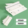 thumbnail image 2 of Manual Paper Creaser, A4/A3 Fold Paper Creasing Machine with Precise Ruler, Paper Feed Thickness: 5MM, Width: 35CM, Indentation Depth: 0.8mm, for Business Cards$$Office, 2 of 8