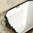 thumbnail image 5 of Lumora 24"x36" Arched Carved Bathroom Wall Mirror,Black, 5 of 5