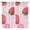White-402, variant on Nursery Curtains Boys Girls Kids Red Strawberry Fruits Print Pattern Window Drapes for Living Bedroom Playroom Room Decor Rod Pocket 52x84 Inch 2 Panels