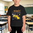 thumbnail image 2 of Landzoo Girls Back To School T-Shirt Graphic Print Short Sleeve Crew Neck Autumn Daily Wear Girls Tees, 2 of 5