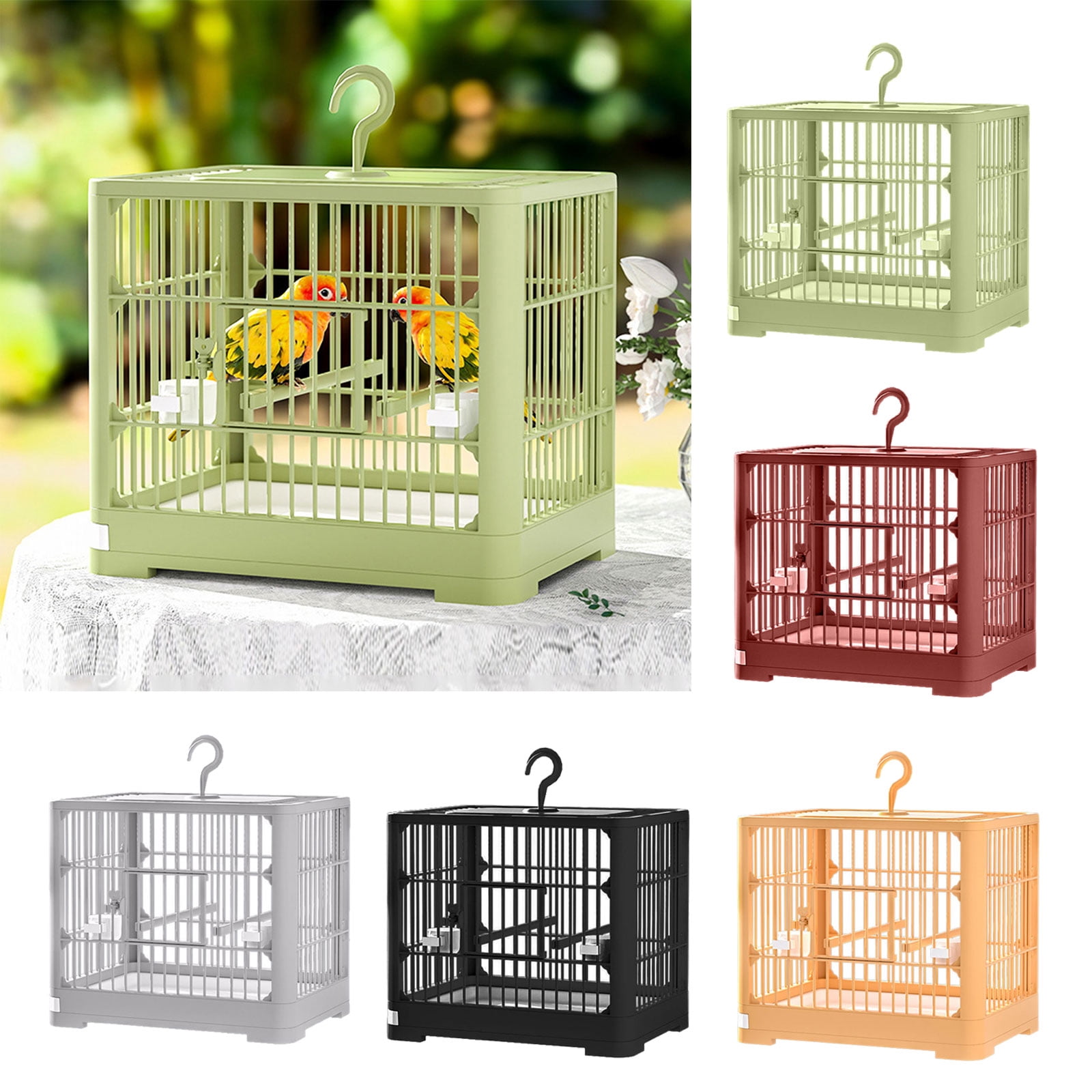 Comfortable Bird Cage for Indoor Outdoor Generous Living Area for Pet Birds Large Breathable Birdcage for Parrot
