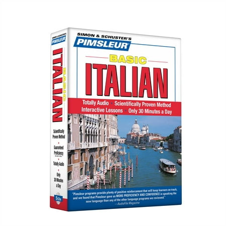 Pimsleur Italian Basic Course - Level 1 Lessons 1-10 CD : Learn to Speak and Understand Italian with Pimsleur Language (Best Course To Learn Italian)