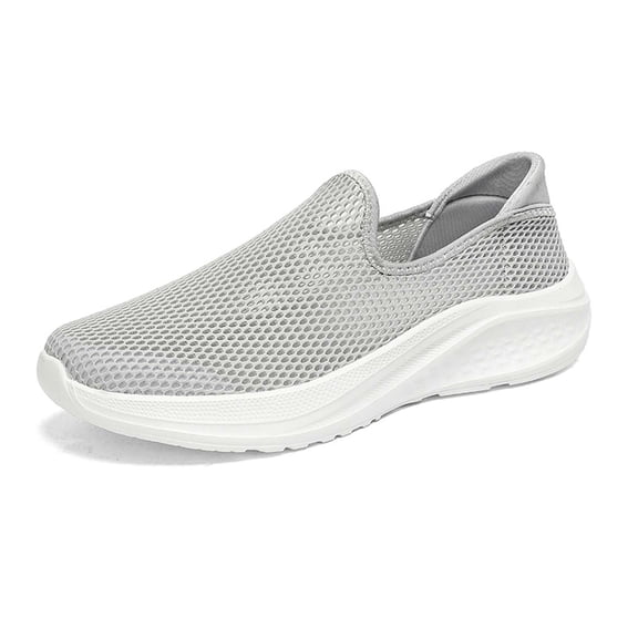 Mens Sneakers Mesh Sneakers Slip On Loafers Sports Footwear Lightweight Breathable For Running, Gym And Beach Use ,Us Size:11