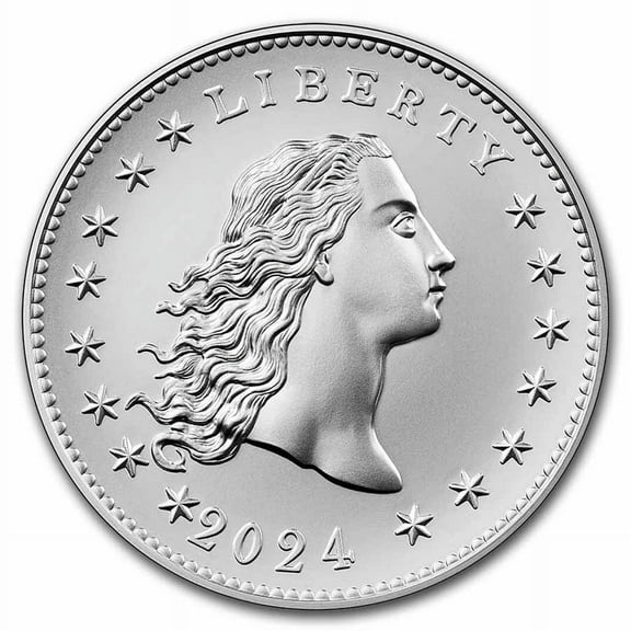 2024 Flowing Hair 230th Anniversary Silver Medal (Box & COA)