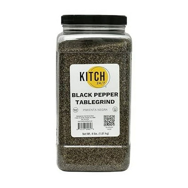 KITCH 24/7 Table Grind Ground Black Pepper, 4 Pound