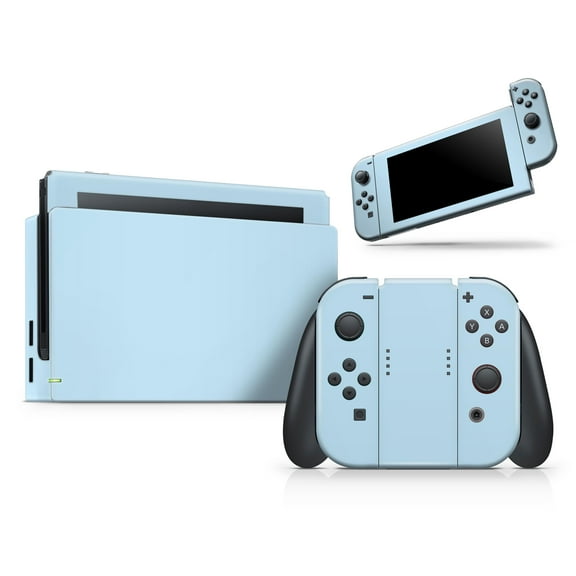 DesignSkinz Baby Blue Pastel Color Full-Body Skin Decal Wrap Cover for Nintendo Switch