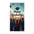 thumbnail image 1 of Dsscvnef Exquisite Graduation Door Curtains A New Choice for Warm Homes Easily Create Your Own Graduation Celebration Atmosphere! Support the Flag Coffee Table Runners 36 Inches, 1 of 3