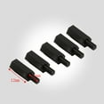 thumbnail image 1 of 100pcs Plastique Nylon Hexagonal Mâle Femelle Entretoise Tête Ronde Vis Écrou avec Filetage Métrique pour M2 M3 M4 Vis et Écrou, 1 of 8