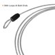 thumbnail image 4 of Candado de equipaje con cable de seguridad recubierto Uxcell con lazo claro de 1.64 pies, 4 of 5