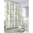 thumbnail image 3 of Fsddascl Sage Green Botanical Shower Curtain Set - 66" x 72" Washable Bathtub Curtain with 12 Hooks, Vintage Nature Flower Waterproof Fabric Stall Shower Curtains for Bathroom/Bathtub Décor, 3 of 6