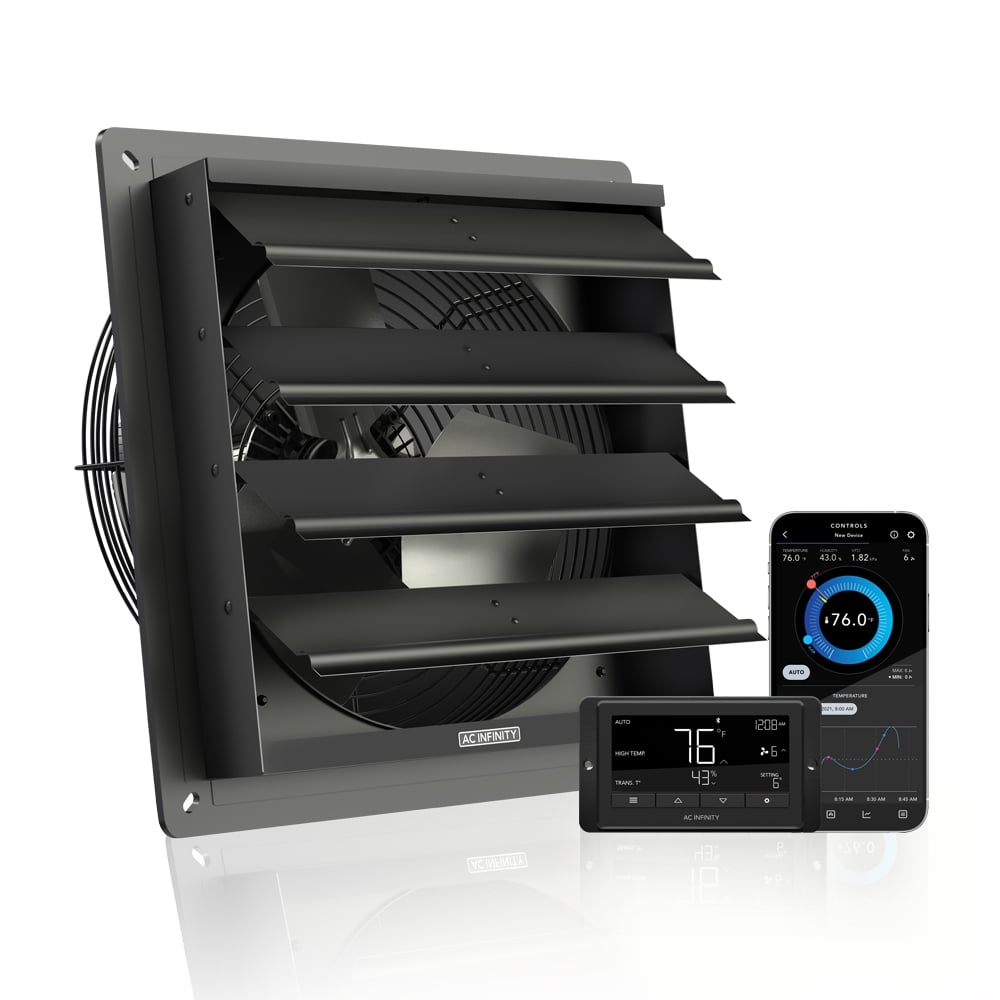 AC Infinity AIRLIFT T12, Shutter Exhaust Fan 12inch Ubuy Nepal