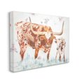 thumbnail image 3 of Stupell Brown Longhorn Cattle Family Farmhouse Animals & Insects Painting Gallery Wrapped Canvas Print Wall Art, 3 of 5