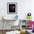 thumbnail image 3 of Stupell Industries Eclectic Rainbow Glow Gaming Controller Black Framed Print Under Glass, 13 x 16, by Creative Studio, 3 of 8