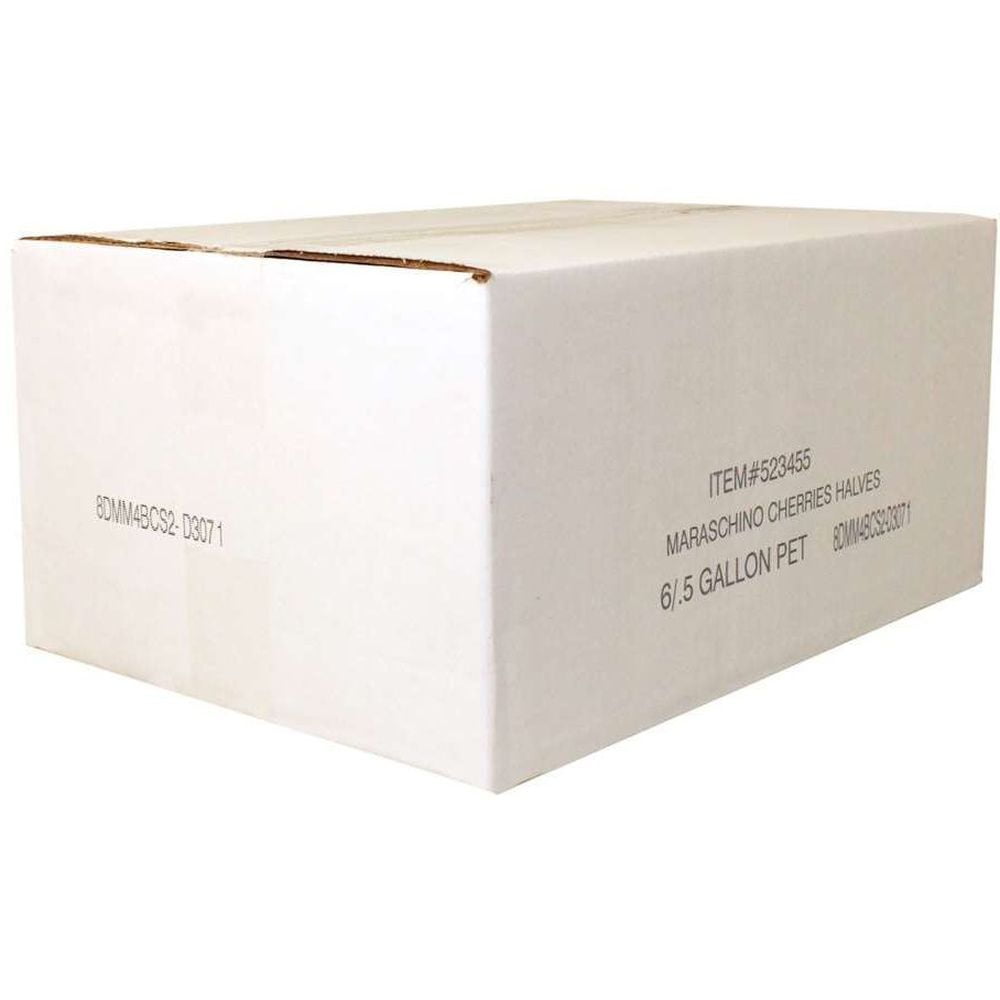 Commodity Cherries Maraschino Large Cherry Halves, 0.5 Gallon -- 6 per Case.