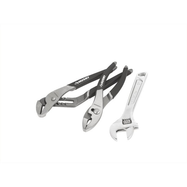 Husky Pliers and Wrench Set (3Piece)