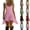 Pink, variant on Maqroz Sundresses for Women Solid Cotton Linen Ruffle Spaghetti Strap Midi Dress Summer Beach Vacation Travel Wedding Guest Casual Outdoor Dresses Light Blue XL