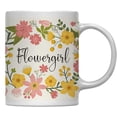 thumbnail image 1 of Flowergirl Floral Flowers Wedding Party Ceramic Coffee Mug, 1 of 1