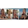 thumbnail image 4 of Womens Loose Floral Print Overalls Wide Leg Jumpsuit Casual Adjustable Tie Back Backless Rompers, 4 of 6