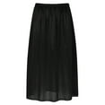 thumbnail image 4 of DPOIS Half Slips for Women Under Dresses Underskirts Petticoat 60cm Black XL, 4 of 7