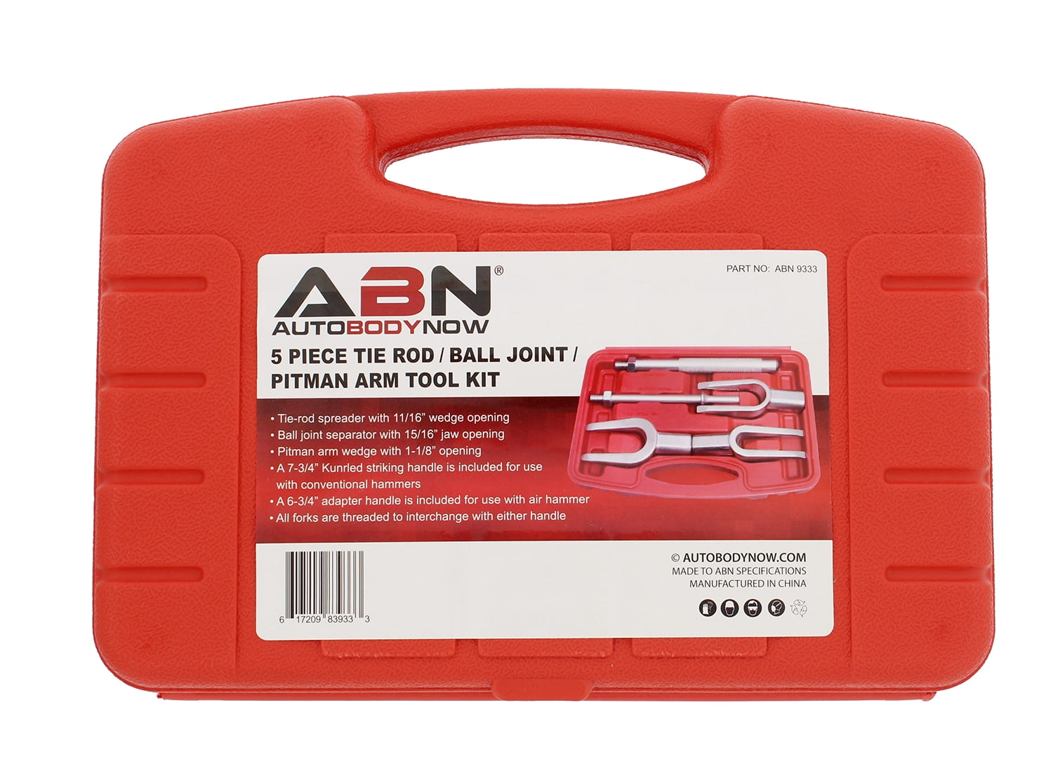 Piece Set with Carrying Case ABN Ball Joint Separator 5 