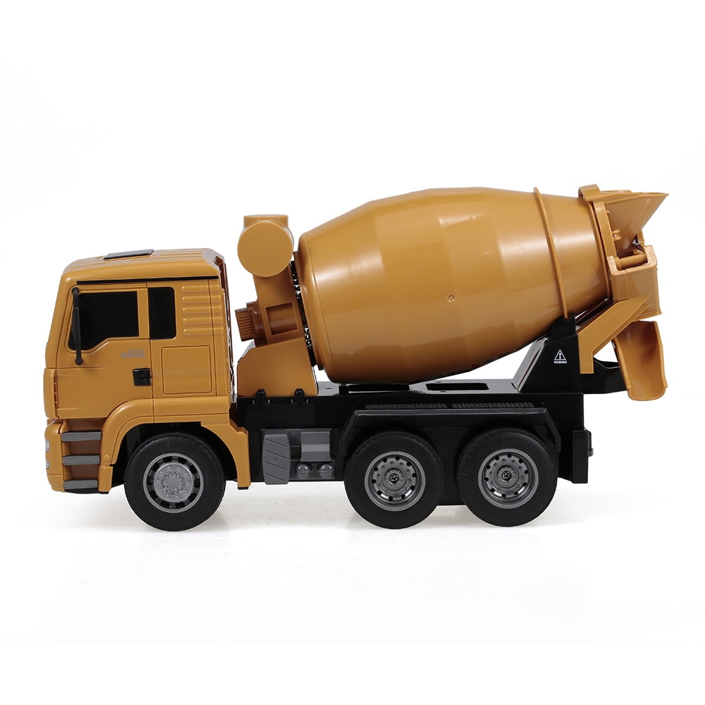 HUINA Toys 1/18 1333 2.4G 6CH RC Concrete Car Mixer Truck Tractor 