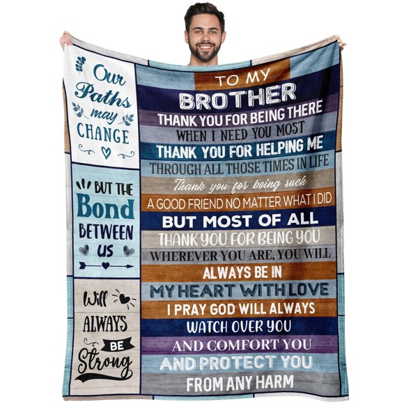 Manta Ekpvgit Gifts para hermano adulto 50x60
