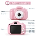thumbnail image 2 of Dsseng Camera for Girls or Boys,Kid Digital Camera with 13 Mega Pixel Lens 2.0 inch FHD Screen with Mic, Great Christmas Birthday Present Gift for 3-12 Year Old Kids (16G TF Card Included), 2 of 7