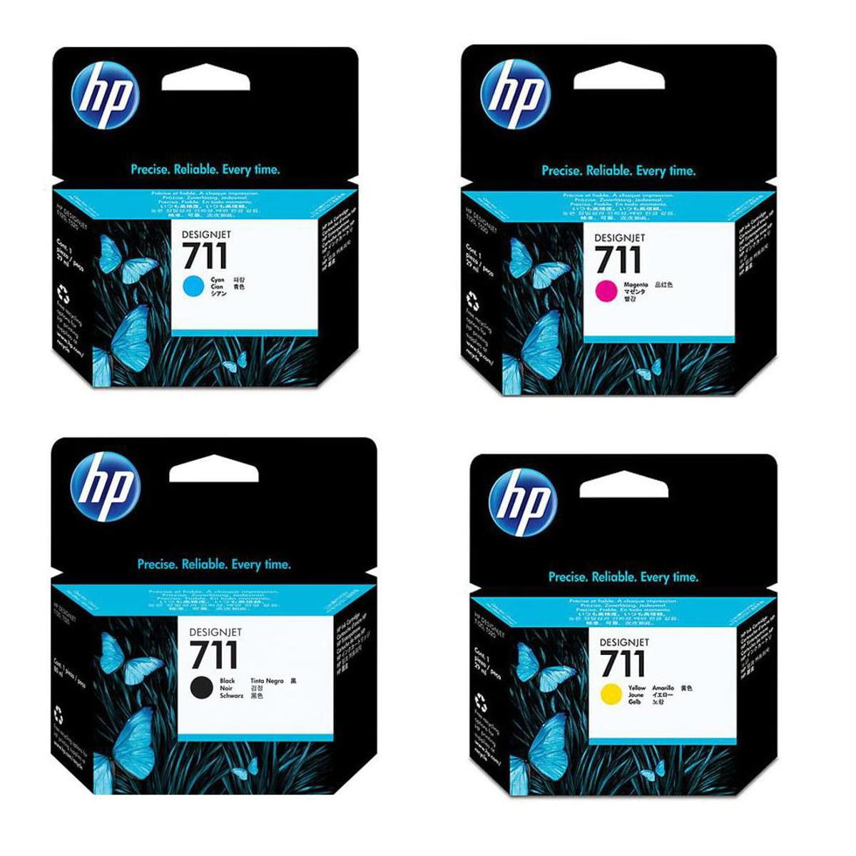 HP 4色の通販 hp711インク Ink 0 Black, Cyan, 1 Pack DesignJet 