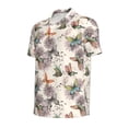 thumbnail image 4 of Wukai Flying Butterflies-1 Men’s Polo Shirts,Quick-Dry Athletic Shirt,Classic Fit Shirts-X-Large, 4 of 8