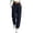 Black, variant on Women's Loose Fit Cuffed Sweatpants Elastic Waist Ribbed Cuffed Ankle Tapered Casual Athletic Workout Lounge Fall Winter Everyday Pants with Pockets
