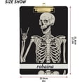 thumbnail image 2 of FMSHPON Funny Skull Clipboard Hardboard Wood Nursing Clip Board and Pull for Standard A4 Letter 13x9 inches, 2 of 7