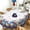 Patriotic Flower/54*72",Oval, variant on 4th of July Tablecloth Patriotic Flower Tablecloths Round 60x60 Inch, Red White and Blue Floral Table Cover Waterproof for Independence Day Memorial Day Dinning Table Decorations
