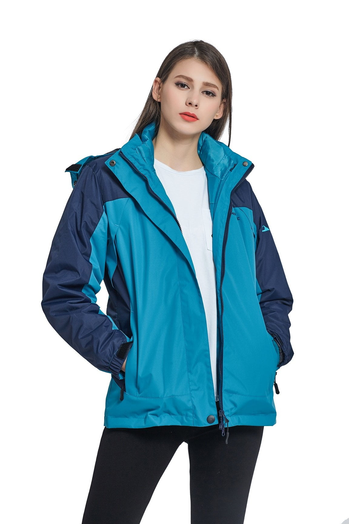 Mountec - Women's 3-IN-1 MOUNTAIN THERMOTECH HOODED JACKET 3 in 1 ...