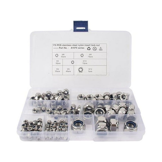 VONKY 185 Pieces Car Nut Covers Set Stainless Steel Automobile Vehicle Truck Auto Antislip Cap Modification Spare Part Accessories