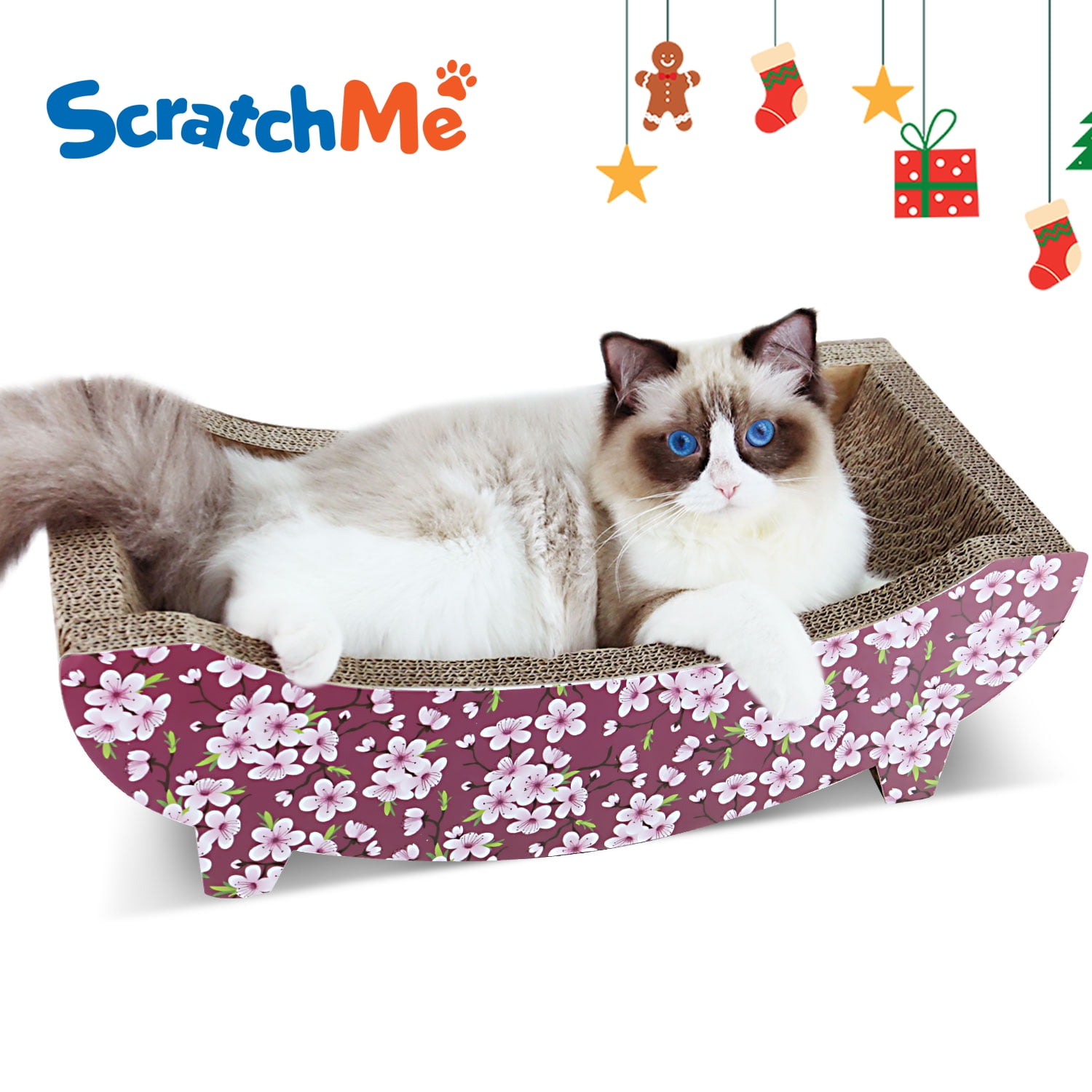 Pefilos 11" Wood Cat Scratcher Post Toy, Cat Scratch Wheel with Bells, 360° Rotating Cat Scratching Furniture, Beige Pefilos 11" Wood Cat Scratcher Post Toy, Cat Scratch Wheel with Bells, 360° Rotating Cat Scratching Furniture, Beige