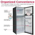 thumbnail image 5 of Frigidaire, Retro 7.5 Cu. ft. Top Freezer Refrigerator, Black, 5 of 16