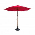 thumbnail image 1 of Jeco UBP91-UBF1 9 Ft. Wood Market Umbrella - Red, 1 of 1