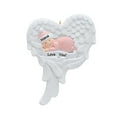 thumbnail image 2 of Maxora Personalized Ornaments Customized Christmas Ornament Baby with Angel Wings Pink Free Customize, 2 of 7