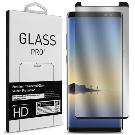CoverON Samsung Galaxy Note 9 Tempered Glass Screen Protector - InvisiGuard Series Full Coverage 9H with Faceplate (Case (Best Tempered Glass For Note 3)