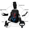 thumbnail image 5 of HELLHERO Small Crossbody Purse Wolf Pattern 4.33"x1.97"x7.09" 2 Layers Adults for Daily Use with Zipper, 5 of 7